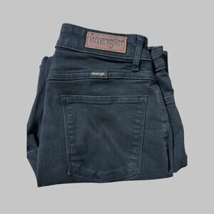 Wrangler High Rise Bold Boot Black Jeans 35 L‎